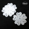Szín: Flower Clips 04 - 50db léggömbök ívcsat kiegészítők léggömb lánc virág műanyag klipek karácsonyi barkács