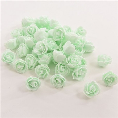 Szín: világos zöld - 20/30/50 Darab Rózsa mackó 3 cm Hab esküvői buli Dekoratív karácsonyi dekoráció otthoni