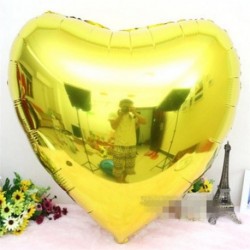 Szín: arany - Esküvői ballon szuperméret 75 cm piros szív alakú fólia léggömb esküvői dekoráció mondjuk szerelem
