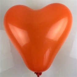 Szín: narancs - 10db/tétel Romantikus 2,2g Kék Love Heart Latex léggömbök Felfújható esküvői dekoráció party ballon