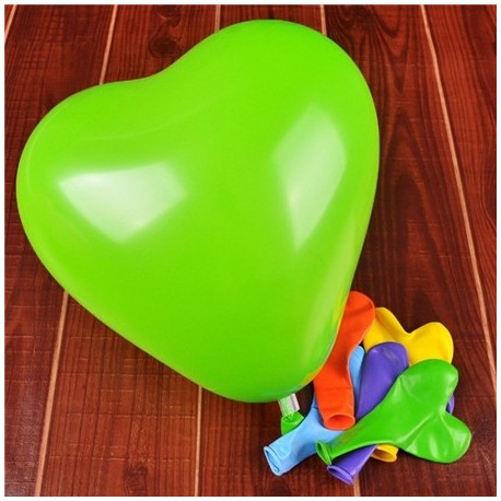 Szín: zöld - 10db/tétel Romantikus 2,2g Kék Love Heart Latex léggömbök Felfújható esküvői dekoráció party ballon