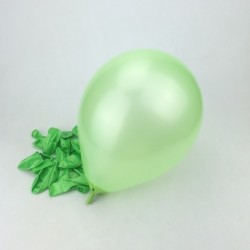 Szín: világos zöld - 10 DB 10 hüvelykes 1,5 g-os Pearl Latex lufi 21 színű Felfújható esküvői dekoráció Air Ball