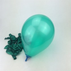 Szín: zöld - 10 DB 10 hüvelykes 1,5 g-os Pearl Latex lufi 21 színű Felfújható esküvői dekoráció Air Ball Boldog