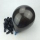 Fekete szín - 10 DB 10 hüvelykes 1,5 g-os Pearl Latex lufi 21 színű Felfújható esküvői dekoráció Air Ball Boldog