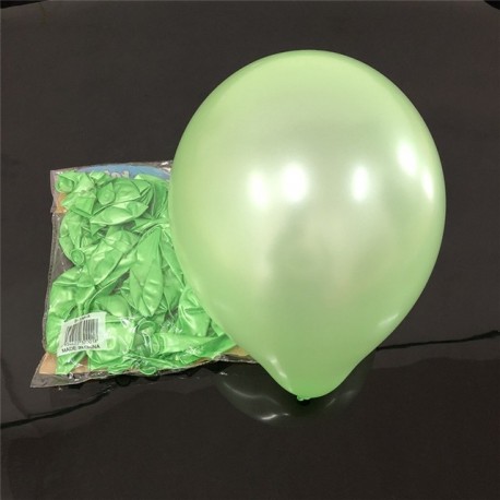 Szín: világos zöld - 10db fekete latex lufi 10 hüvelykes latex hélium lufi felfújható esküvői dekoráció léggömbök