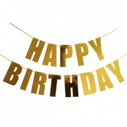 Szín: Boldog születésnapot B2 - 4 m-es fényes arany ezüst csillag party dekoráció papír füzérek esküvői képernyő