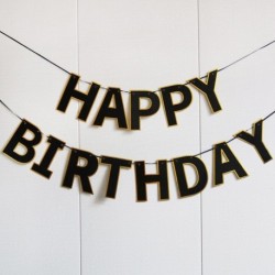 Szín: Boldog születésnapot B3 - 4 m-es fényes arany ezüst csillag party dekoráció papír füzérek esküvői képernyő