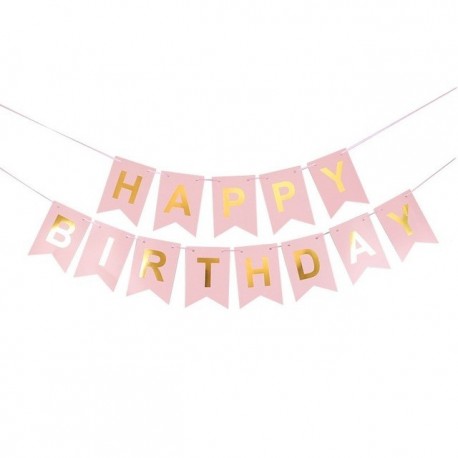 Szín: Boldog születésnapot B5 - 4 m-es fényes arany ezüst csillag party dekoráció papír füzér esküvői képernyő