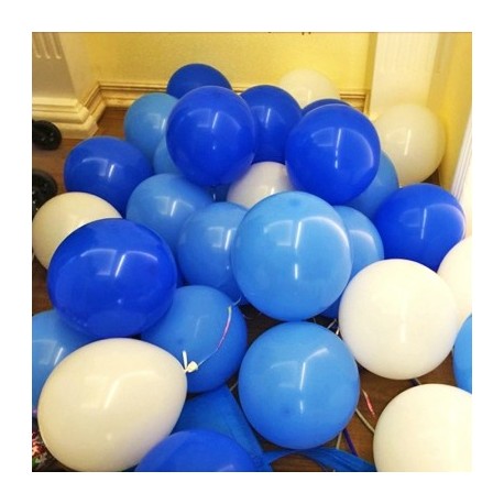 Szín: kék fehér - 10/20db Mélylila kék latex lufi születésnapi parti dekoráció gyerekeknek felnőtt esküvői