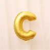 Szín: C - 16 hüvelykes arany A-Z opcionális levél léggömb alumínium fólia hélium léggömbök születésnapi esküvői