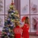 Szín: 3,5M - 10M karácsonyi LED szalag karácsonyfadísz, kétrétegű csipke íjak tündérfüzérek fények Navidad