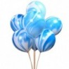 Szín: kék - 20db márvány achát lufi 12 hüvelykes szivárványnyomott latex léggömb esküvői dekoráció születésnapi