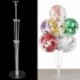 Szín: 1db Knotter - 7 csöves léggömb állvány születésnapi léggömbök íves bottartó esküvői dekoráció ballon