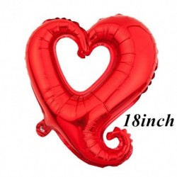 Szín: 18 hüvelykes piros GG - 1db Ligatures LOVE Letter Fólia Léggömb Évforduló Esküvői Valentin Születésnapi Party