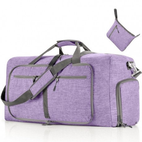 Szín: Violet-Color 85L - Többcélú tárolótáska Utazási Összehajtható Kézitáska Rendezés Kézitáska Éjszakára