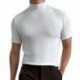 Fekete szín - Férfi hétköznapi alap garbó póló Slim Fit pulóver, rövid ujjú felsők Kényelmes, légáteresztő,