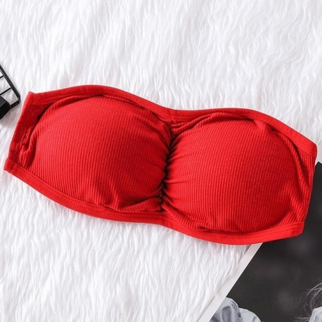 Szín: 03 piros - Női csipke melltartó Női szex csipke bralette pántos felső melltartó nyári női pamut karcsú camis