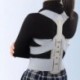 Szín: szürke M - Láthatatlan mellkasi testtartás korrektor Scoliosis hátmerevítő Gerinc öv Váll Orvosi terápia