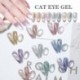 Szín: 9D-03 - 9D Crystal Cat Eye gél körömlakk Holografikus UV Soak Off Gél Lakk Mágneses Hibrid Gél Lakk Manikűrhöz 9