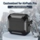 Szín: szürke - Alkalmas Apple fülhallgatóhoz Airpods Pro Bluetooth fülhallgató védőtok, szénszálas Tpu puha tok,