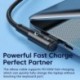 Szín: 60W - Toocki 100 W USB C - USB C kábel 90 fokos iPad MacBook Pro Xiaomi Samsung Huawei gyorstöltő C típusú