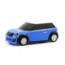 Szín: csak autó Cobalt Blue - Mini Turbo Racing 1:76 Színes RC autó Led lámpákkal 2.4G Rádió Távirányító Autós