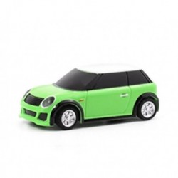 Szín: csak autó menta zöld - Mini Turbo Racing 1:76 Színes RC autó Led lámpákkal 2.4G Rádió Távirányító Autós