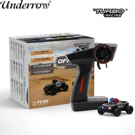 Szín: Csak autó - Turbo Racing 1:76 C82 Mini RC Truck terepautó Teljes arányos RTR készlet játékok hideg lámpákkal