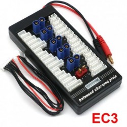 Szín: EC3 dugó - XT60 XT30 XT90 T-Plug EC3 EC5 Lipo akkumulátortöltő adapter kártya 2-6S ISDT Q6 PL6 PL8 töltőhöz IMAX