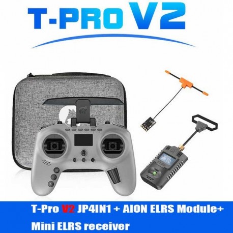 Szín: TPRO V2 RX Moudle - Jumper T-Pro ELRS távirányító JP4IN1 ELRS ExpressLRS rádióvezérlő vevő Hall Gimbals