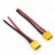 Szín: XT60 női - 1db XT60 dugós csatlakozó 10cm-es 14AWG szilikon dróttal Rc Lipo akkumulátorhoz Rc drone autós csónak