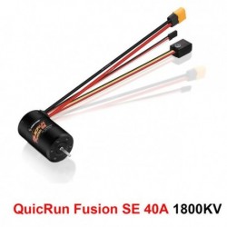 Szín: Fusion SE 40A 1800KV - Hobbywing QuicRun Fusion SE 1200KV/1800KV érzékelős kefe nélküli motor, beépített 40A ESC 2