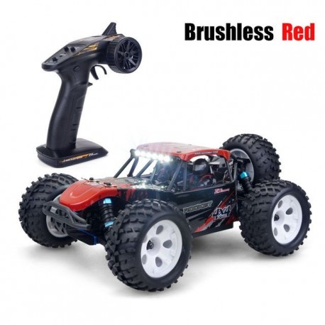 Szín: Brushless RED - ZD Racing DTK-16 1/16 Desert Truck High Speed RC Car 4WD Brushless RTR Brush Távirányító 55km/h 2.4G