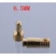Szín: 6,5 mm - 20db/tétel 2,0mm 3,0mm 3,5mm 4,0mm 5,5mm 6,0mm 8,0mm Gold Bullet Banana dugó Csatlakozó ESC Lipo RC