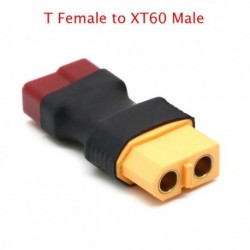 Szín: T Female XT60 Mal - T dugasz az XT60 dugóhoz / T dugasz az XT60 aljzathoz RC helikopter négykopteres LiPo akkumulátor