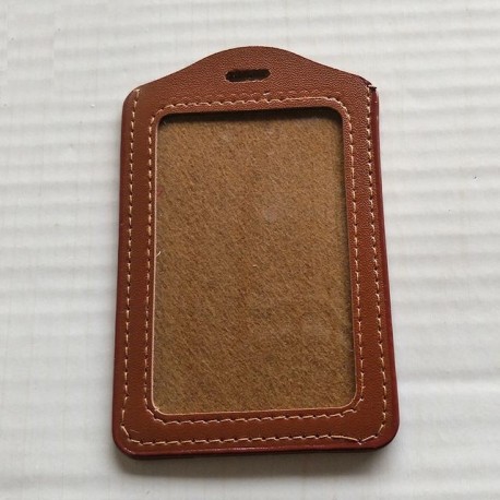 Szín: barna - Divat hitelkártyatartó Férfi Női Gyerek Diák Állítható Behúzható Kitűző Orsó Személyi igazolvány