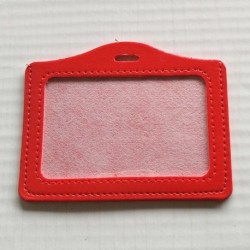 Piros szín - Divat hitelkártyatartó Férfi Női Gyerek Diák Állítható Behúzható Kitűző Orsó Személyi igazolvány