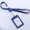 Szín: kék - Behúzható személyi igazolvány jelvénytartó zsinór szett Bőr névjegykártya borító tok Iskolai