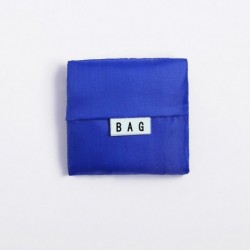 Szín: kék - Egyszínű összecsukható bevásárlótáska Eco újrafelhasználható tote Oxford Fabric Alkalmi nagy