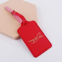 Piros szín - Fashion Hot Sale poggyász Névcímke Utazási bőrönd azonosító Címtartó Címke Poggyászbeszállás