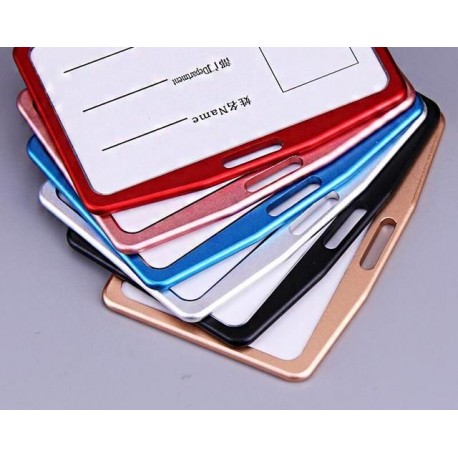 Szín: Véletlenszerű szín 1db - Névjegykártya tok tartó Hitelkártyatartó Fémdobozos borító Férfi Női