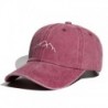 Piros szín - Új női baseballsapka férfiaknak Vintage mosott pamut hímzett sapka nyári légáteresztő kültéri alkalmi,