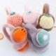 Szín: ananász - Rajzfilm Gyümölcsök Plüss fültokok Női Gyerekek Téli Meleg fültok Puha Bolyhos Melegítő