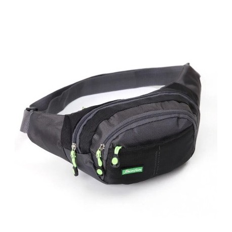 Fekete szín - Deréktáska Nylon Vízálló deréktáska Női Férfi Övtáska Futó Jogging Fanny Pack Sport Runner Crossbody