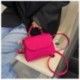 Szín: zöld - Rózsaszín filc táskák Női koreai divat Női Crossbody válltáska Trend Retro Designer Luxus Kézitáska