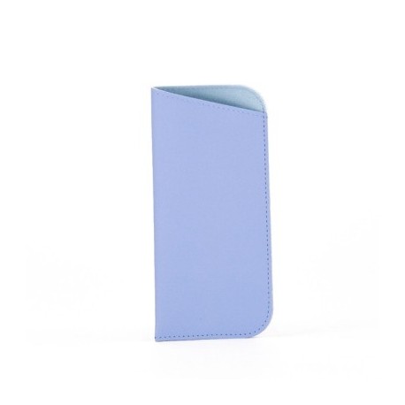 Szín: kék - 1 db egyszerű napszemüveg táska PU bőr szemüveg tok mobiltelefon hordozható tároló tok cukorka színes