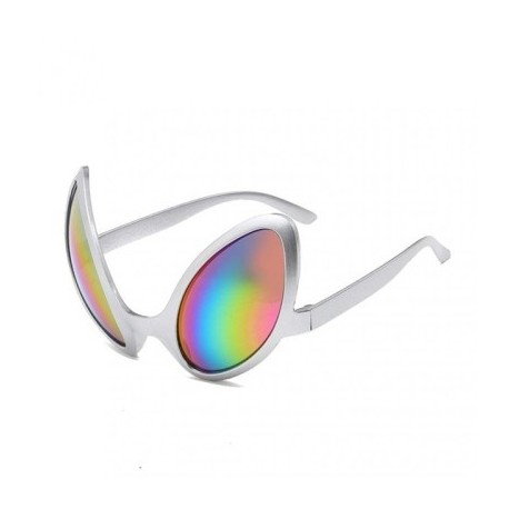 Lencsék színe: Ezüst Színes - Új Alien szemüvegek Vicces ünnepi parti napszemüvegek Halloween felnőtteknek gyerek party