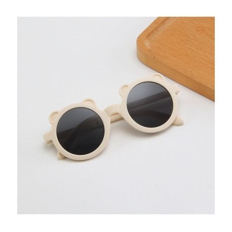 Lencsék színe: bézs - KLASSNUM Összecsukható napszemüvegek Gyermekek Aranyos Medve Kerek Szemüvegek Fiúknak Lányoknak
