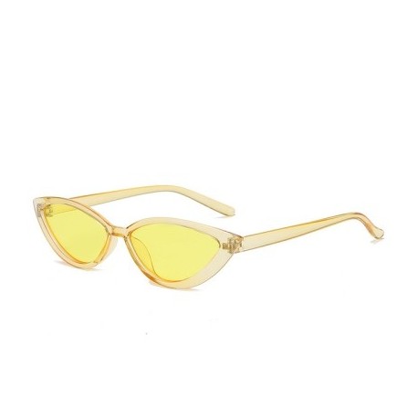 A lencsék színe: átlátszó sárga - KLASSNUM 2023 macskaszem napszemüveg női vintage cukorka színes lencse kültéri