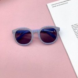 A lencsék színe: kék - KLASSNUM Kids Kerek Napszemüvegek Márkatervező Gyermekek Aranyos Napszemüvegek Vintage Outdoor